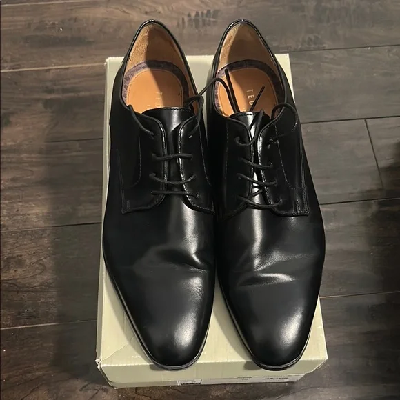 Ted Baker | Shoes | Ted Baker Black Leather Derby | Poshmark